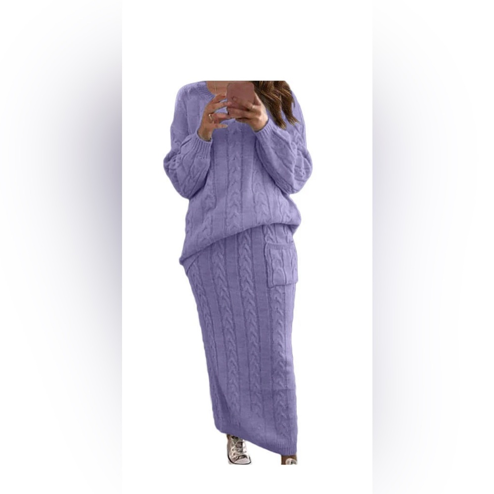 Skirt Set for women lilac